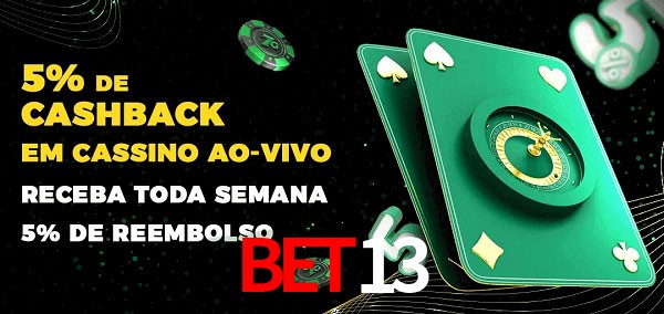 Promoções do cassino ao Vivo BET13